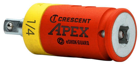 Crescent APEX eSHOK-GUARD Series CAEAD316 Socket Isolator Extension, 1/4 in Drive, Square Drive, 2-1/8 in L