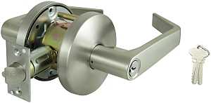 ProSource Y360CV-PS Entry Lever, Stainless Steel, Lever Handle, Stainless Steel, Commercial, 2 Grade