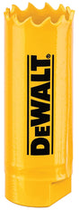 DEWALT DAH180012 Hole Saw, 3/4 in Dia, 1-3/4 in D Cutting, 1/2-20 Arbor, 4/5 TPI, HSS Cutting Edge