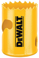 DEWALT DAH180028 Hole Saw, 1-3/4 in Dia, 1-3/4 in D Cutting, 5/8-18 Arbor, 4/5 TPI, HSS Cutting Edge