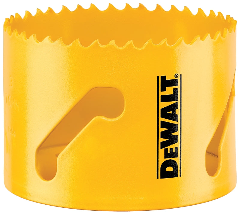 DEWALT DAH180044 Hole Saw, 2-3/4 in Dia, 1-3/4 in D Cutting, 5/8-18 Arbor, 4/5 TPI, HSS Cutting Edge