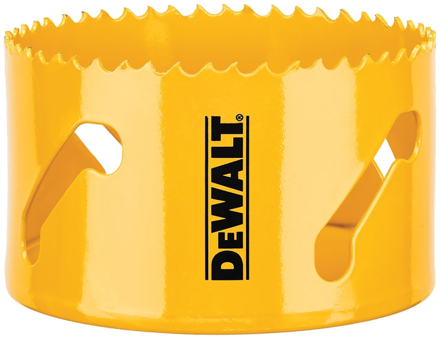 DEWALT DAH180052 Hole Saw, 3-1/4 in Dia, 1-3/4 in D Cutting, 5/8-18 Arbor, 4/5 TPI, HSS Cutting Edge