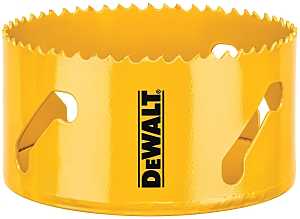 DEWALT DAH180064 Hole Saw, 4 in Dia, 1-3/4 in D Cutting, 5/8-18 Arbor, 4/5 TPI, HSS Cutting Edge