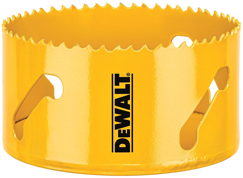 DEWALT DAH180064 Hole Saw, 4 in Dia, 1-3/4 in D Cutting, 5/8-18 Arbor, 4/5 TPI, HSS Cutting Edge