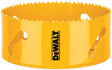 DEWALT DAH180076 Hole Saw, 4-3/4 in Dia, 1-3/4 in D Cutting, 5/8-18 Arbor, 4/5 TPI, HSS Cutting Edge