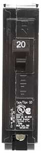 Siemens D120 Circuit Breaker, Low Voltage, QD, 20 A, 1 -Pole, 120 VAC, Plug Mounting