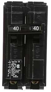 Siemens D240 Circuit Breaker, Low Voltage, QD, 40 A, 2 -Pole, 120/240 VAC, Plug Mounting