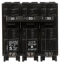 Siemens Q390 Circuit Breaker, Low Voltage, Mini, 90 A, 3 -Pole, 240 VAC, Common Trip, Plug Mounting