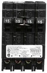 Siemens Q21515CT Circuit Breaker, Triplex, 15 A, 3 -Pole, 120/240 V, Plug Mounting