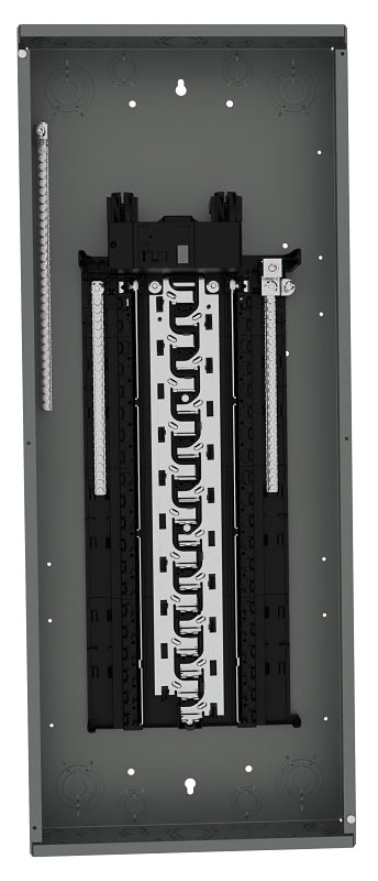 Siemens SN SN4060B1200 Assembled Load Center, 200 A, 40 -Space, 60 -Circuit, Main Breaker, Plug-On Neutral, Gray