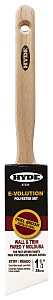 Hyde 47320 Paint Brush, Oval Brush, 1-1/2 in L Bristle, Polyester Bristle, 6/PK