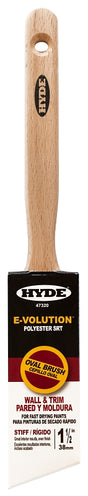 Hyde 47320 Paint Brush, Oval Brush, 1-1/2 in L Bristle, Polyester Bristle, 6/PK