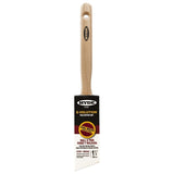 Hyde 47320 Paint Brush, Oval, Stiff Brush, 1-1/2 in L Bristle, Polyester Bristle, 6/PK
