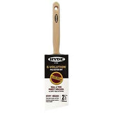 Hyde 47326 Paint Brush, Standard, Stiff Brush, 2-1/2 in L Bristle, Polyester Bristle, 6/PK