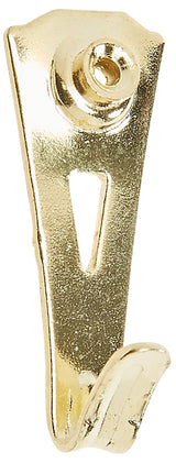 National Hardware Professional Series N260-076 Picture Hanger, 25 lb, Steel, Brass, 13/32 in Projection