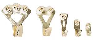 National Hardware N260-404 Picture Hanging Kit, Steel, Brass, 32-Piece