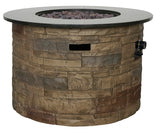 Seasonal Trends 52074 Morgan Hill Fire Table, 36 in W, Round Table