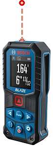 Bosch BLAZE GLM165-22 Laser Measure, Functions: Real-Time Length, Distance, Area, Volume, Indirect Measurements, 165 ft