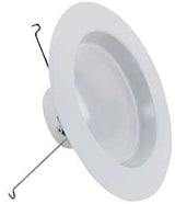 Feit Electric LEDR56HO/927CA Recessed Downlight, 120 W, 120 V, LED Lamp, Aluminum, White, Pack of 6