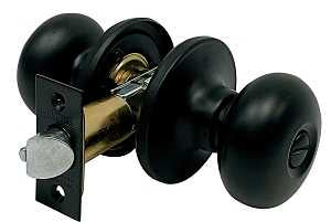 ProSource TFX910BSR4V24 Privacy Lockset, Baron Design, Knob Handle, Matte Black, Metal