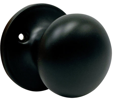 ProSource TFX940B000V24 Dummy Lock, Knob Handle, Matte Black, Residential, Metal