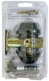 ProSource DLX92-SP5V24 Deadbolt, 3 Grade, Brass Key , Metal, Matte Black, 2-3/8, 2-3/4 in Backset, KW1 Keyway, Pack of 3