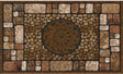 Apache Mills Masterpiece AP756-1029F Series Door Mat, 30 in L, 18 in W, Notre Dame Pattern, Fiber Surface, Brown