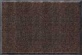 Apache Mills Enviroback AP043-4076E Door Mat, 27 in L, 18 in W, Rectangular, Cocoa Brown