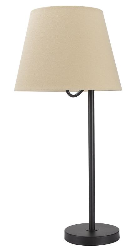 Boston Harbor GS-T122421-T1-VB Table Lamp, 120 V, 60 W, 1-Lamp, A19 or CFL Lamp, Bronze Fixture