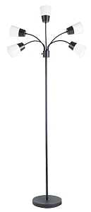 Boston Harbor GS-F120121-02 LED Floor Lamp, 120 V, 37 W, 5-Lamp, LED Lamp, Warm White, 1500, 3000 K Color Temp