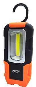 PowerZone MK-5543 COB Portable LED Work Light, 1-Lamp, LED Lamp, 180, Black/Orange, Pack of 12