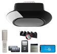 Chamberlain B4613T Garage Door Opener, Battery, Belt Drive, OS: myQ and Security+ 2.0, Black