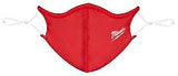 Milwaukee 48-73-4227 2-Layer Face Mask, One-Size Mask, Nylon/Polyester/Spandex Facepiece, Red, 1/PK