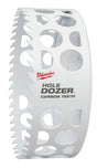 Milwaukee 49-56-0748 Hole Dozer, 5 in Dia, 1.62 in D Cutting, 4 TPI, Carbide Cutting Edge