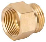 Landscapers Select GHADTRS-6 Hose Connector, 3/4 x 3/4 in, MNH x FNPT, Brass, Brass