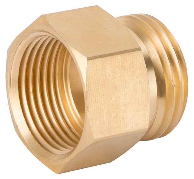 Landscapers Select GHADTRS-6 Hose Connector, 3/4 x 3/4 in, MNH x FNPT, Brass, Brass