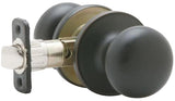 Dexter J Series J10V STR 716 Passage Knob, Metal, Aged Bronze, 2-3/8, 2-3/4 in Backset, 1-3/8 to 1-3/4 in Thick Door