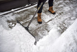 Garant GIPP26KDU Snow Pusher, 26 in W Blade, Polypropylene Blade, Gray