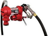 Fill-Rite FR600 FR610H AC Pump with Hose, Motor: 1/6 hp, 34 in L Suction Tube, 3/4 in Outlet, 15 gpm, Iron