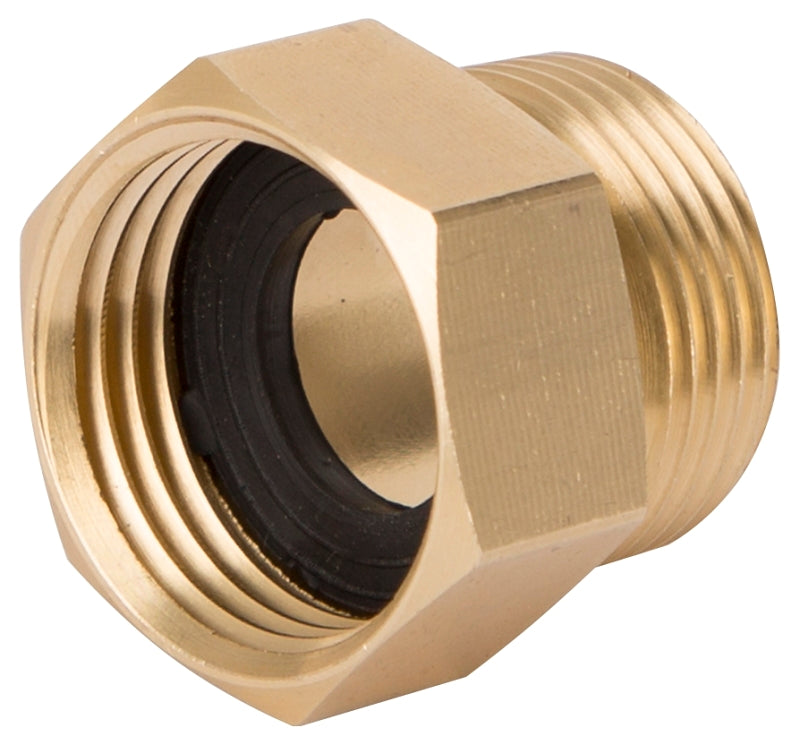 Landscapers Select GHADTRS-7 Hose Connector, 3/4 x 3/4 in, MNPT x FNH, Brass, Brass