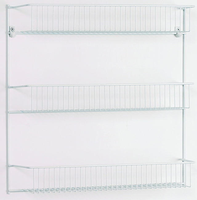 ClosetMaid 8022 Wall Rack, 5 in L x 18-3/4 in W x 18-1/2 in H Dimensions, Steel, White, Pack of 6