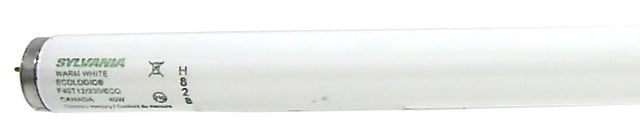 Sylvania 21376 Fluorescent Bulb, 40 W, T12 Lamp, Medium Lamp Base, 2790 Lumens, 3000 K Color Temp, Soft White, Pack of 15