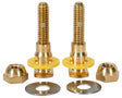 Fluidmaster SETFAST Series 7110A-001-P10 Toilet Bolt Set, 2-Piece, Brass