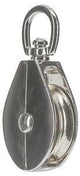 National Hardware N100-296 Pulley, 1/2 in Rope, 55 lb Working Load, 1/2 in L x 1-15/16 in H Sheave, Nickel