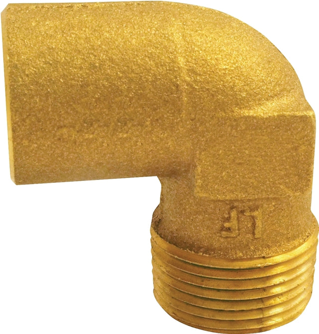 Elkhart Products 10156842 Pipe Elbow, 1/2 in, Sweat x MIP, 90 deg Angle, Copper