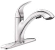 Moen Medina 87039SRS Kitchen Faucet, 1.5 gpm, 1-Handle, Stainless Steel, Stainless Steel, Deck Mounting