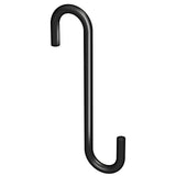 National Hardware Modern Series N275-514 Small S-Hook, 4-3/4 in H, Steel, Black