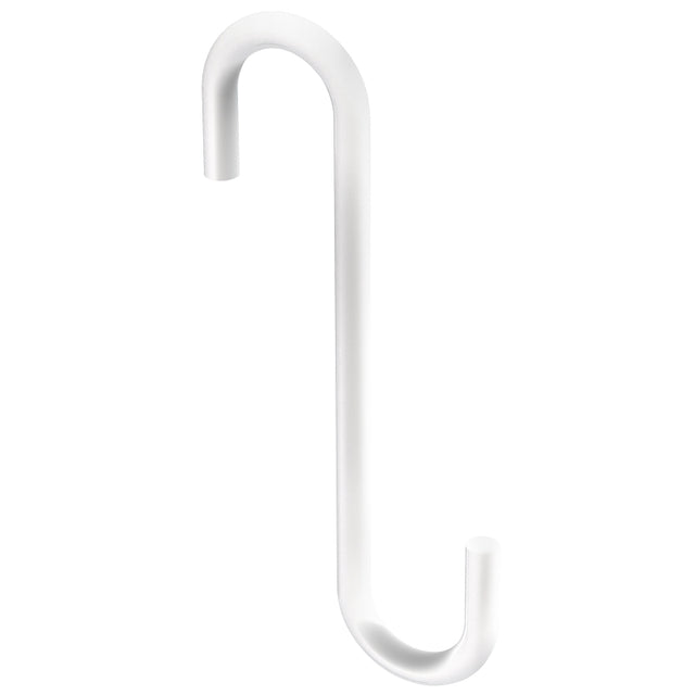 National Hardware Modern Series N275-513 Small S-Hook, 4-3/4 in H, Steel, White