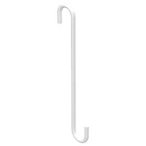 National Hardware Modern Series N275-519 Large S-Hook, 2-1/4 in L, 8 in H, Steel, White