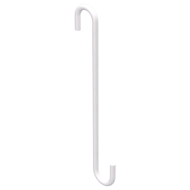 National Hardware Modern Series N275-519 Large S-Hook, 2-1/4 in L, 8 in H, Steel, White